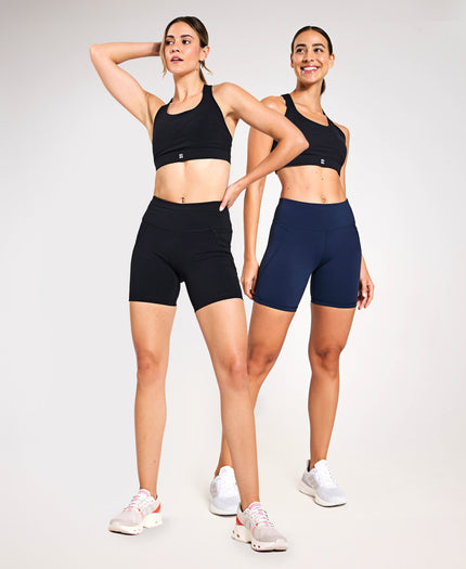 Sweaty Betty The Power 6" Shorts Starter Set - Black / Navy Blueimages1- The Sports Edit