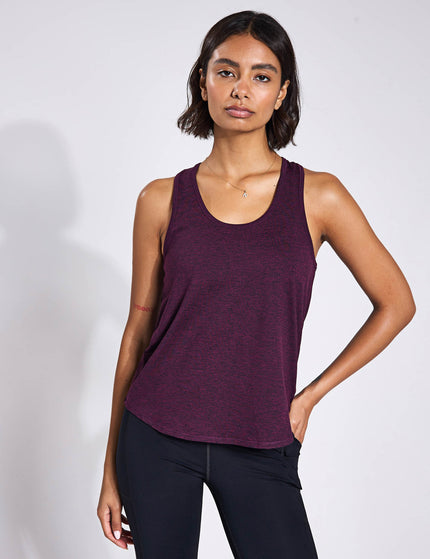 Girlfriend Collective ReSet Relaxed Tank - Plum Heatherimage1- The Sports Edit