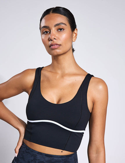 Lilybod Ava Sports Bra - Tarmac Black/Whiteimages1- The Sports Edit