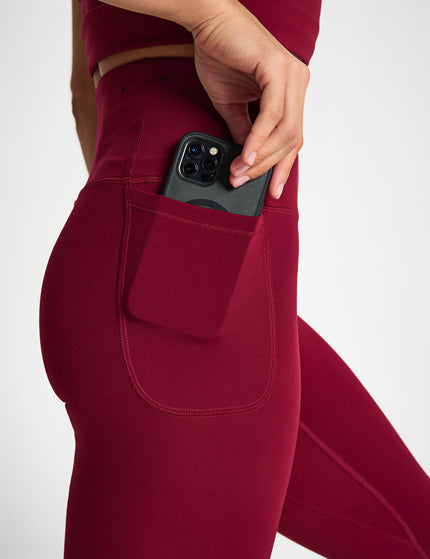 Under Armour Motion Ankle Leggings - Cardinal/Whiteimages3- The Sports Edit