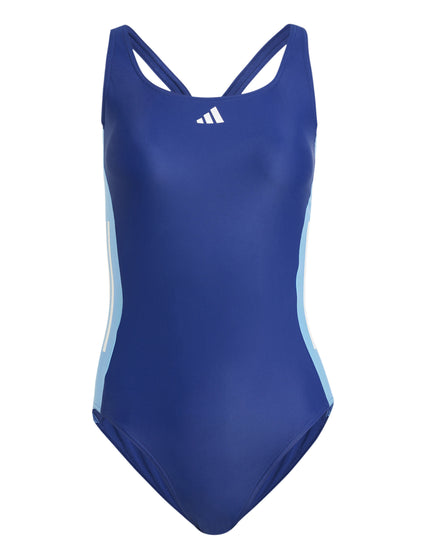 adidas 3-Stripes Colorblock Swimsuit - Dark Blue/Blue Burstimages6- The Sports Edit