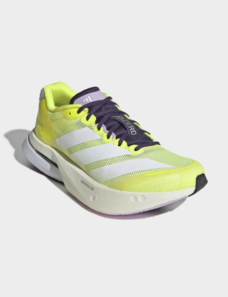 Adizero Boston 13 Shoes - Solar Yellow/Cloud White/Powder Plum Adizero Boston 13 Shoes - Solar Yellow/Cloud White/Powder Plum