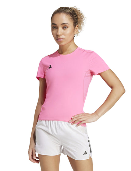 adidas Adizero Essentials Running T-Shirt - Lucid Pinkimages1- The Sports Edit