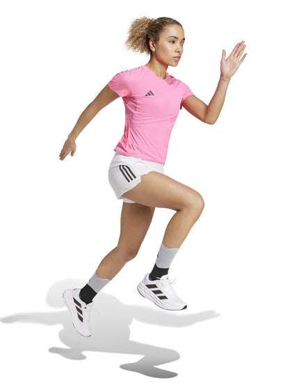adidas Adizero Essentials Running T-Shirt - Lucid Pinkimages5- The Sports Edit