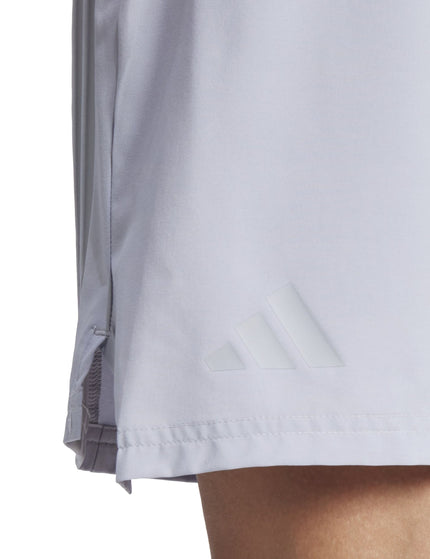 adidas Designed-For-Training 3-Stripes Shorts - Halo Silverimages4- The Sports Edit