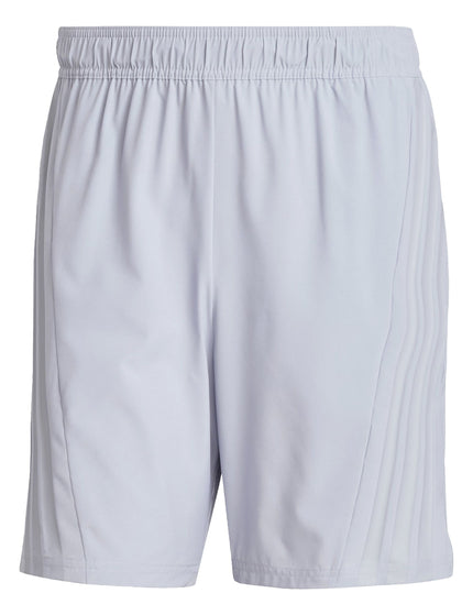 adidas Designed-For-Training 3-Stripes Shorts - Halo Silverimages6- The Sports Edit