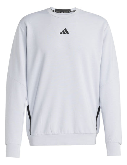 adidas Designed For Training Crew Sweatshirt - Halo Silverimages6- The Sports Edit