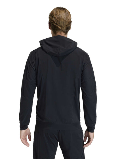 adidas Designed For Training Workout Full-Zip Hoodie - Blackimages2- The Sports Edit