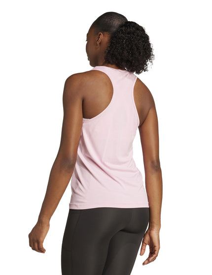 adidas Designed for Training Tank Top - True Pink/Whiteimages2- The Sports Edit