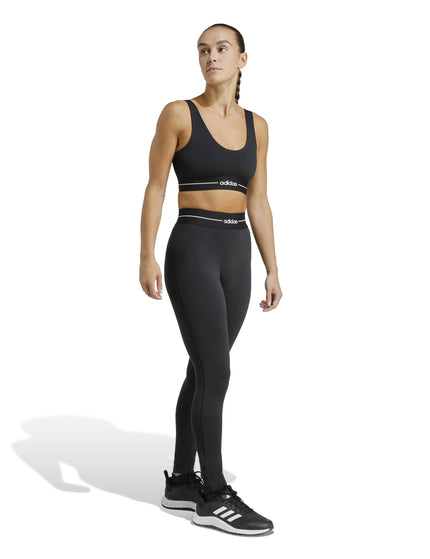 adidas Hyperglam Light Support Bra - Blackimages5- The Sports Edit