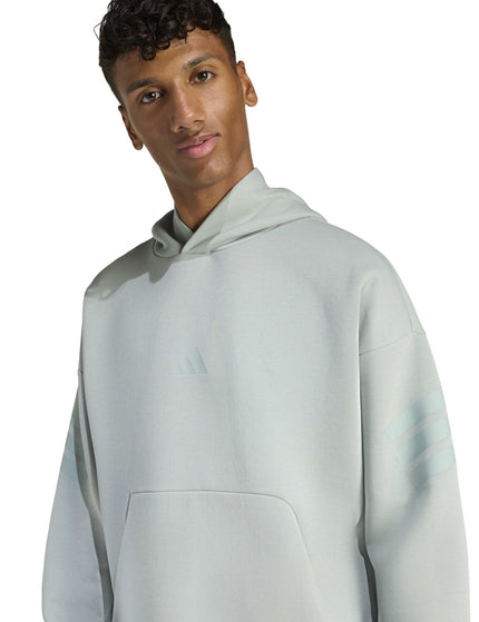 adidas Future Icons 3-Stripes Hoodie - Wonder Sageimages2- The Sports Edit