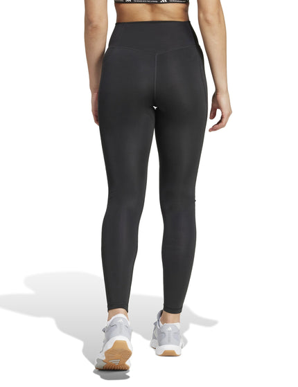 adidas Optime Essentials Stash Pocket Full-Length Leggings - Blackimages2- The Sports Edit