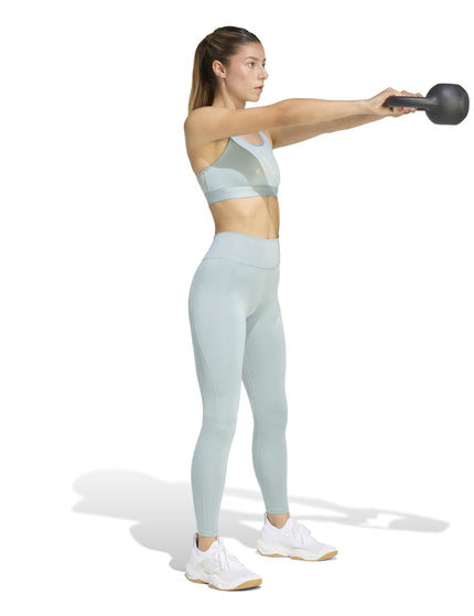 adidas Powerreact Graphic Bra - Wonder Sageimages5- The Sports Edit