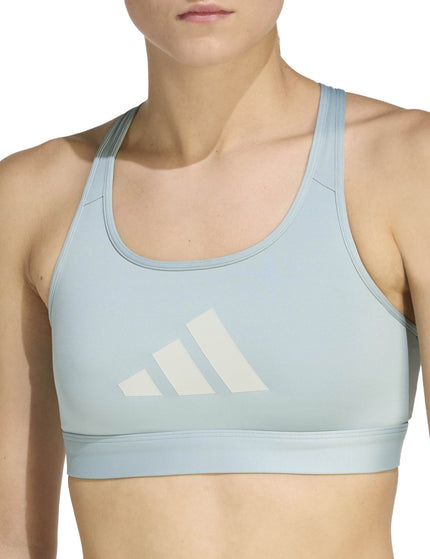 adidas Powerreact Graphic Bra - Wonder Sageimages3- The Sports Edit
