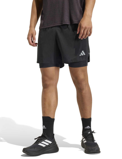 adidas " Running Essentials 2In1 Shorts - Black"images1- The Sports Edit
