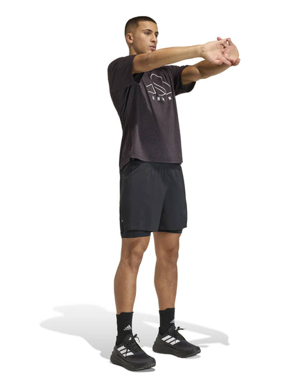 adidas " Running Essentials 2In1 Shorts - Black"images5- The Sports Edit