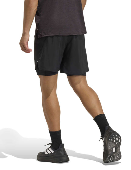 adidas " Running Essentials 2In1 Shorts - Black"images2- The Sports Edit