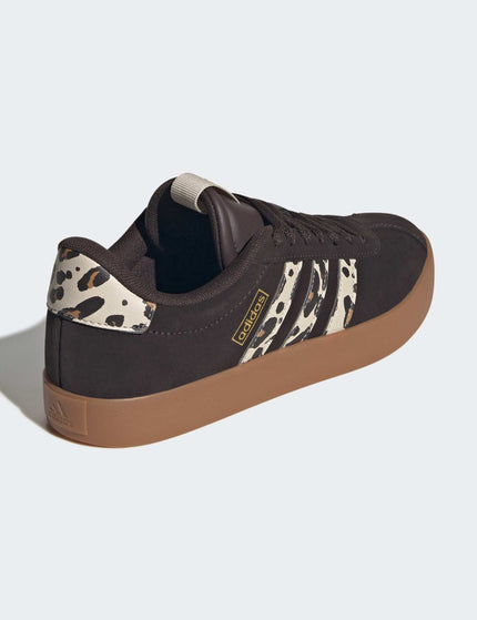 adidas VL Court 3.0 Shoes - Aurora Coffee/Crystal Linen/Amber Gumimages3- The Sports Edit