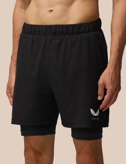 Castore 2-In-1 Short - Black/Whiteimages1- The Sports Edit