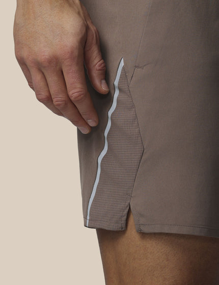 Castore Apex 6" Shorts w/ Inner Brief - Deep Taupeimages4- The Sports Edit