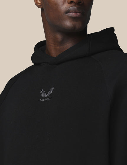 Castore Adapt Long Sleeve Cotton Fleece Hoodie - Blackimages3- The Sports Edit