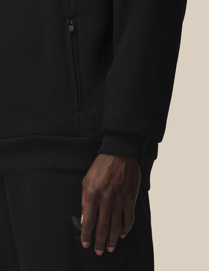 Castore Adapt Long Sleeve Cotton Fleece Hoodie - Blackimages4- The Sports Edit