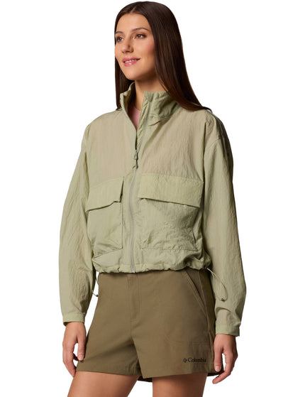 Columbia Paracutie Cropped Cargo Windbreaker - Safariimages3- The Sports Edit