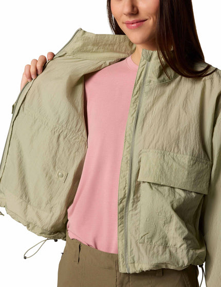 Columbia Paracutie Cropped Cargo Windbreaker - Safariimages4- The Sports Edit