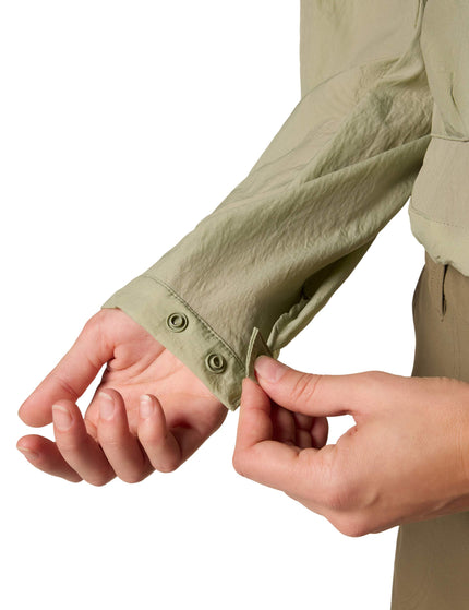 Columbia Paracutie Cropped Cargo Windbreaker - Safariimages7- The Sports Edit