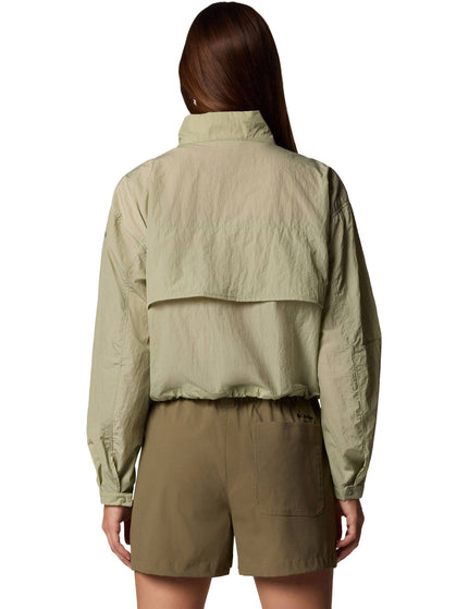 Columbia Paracutie Cropped Cargo Windbreaker - Safariimages2- The Sports Edit