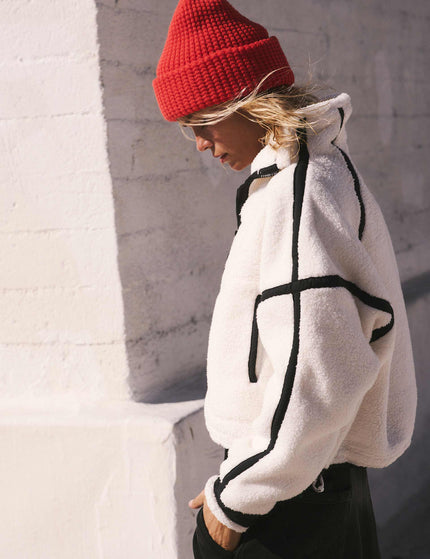 FP Movement Mountain High 1/2 Zip Fleece - White Comboimages7- The Sports Edit