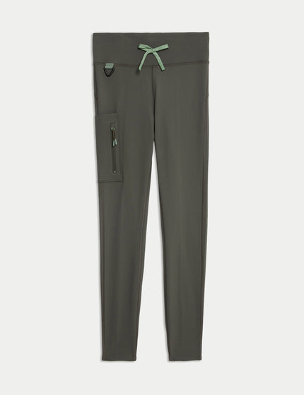 Goodmove Go Discover Stormwear Walking Leggings - Dark Oliveimages4- The Sports Edit
