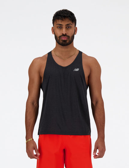 New Balance Athletics Tank - Black Bkimages3- The Sports Edit