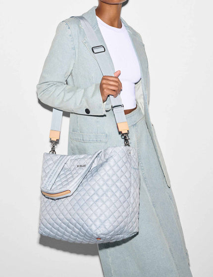 MZ Wallace Medium Metro Tote Deluxe - Chambrayimages4- The Sports Edit