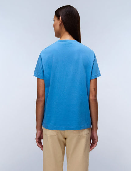 Napapijri Claro Short Sleeve T-Shirt - Blue Jasperimages3- The Sports Edit