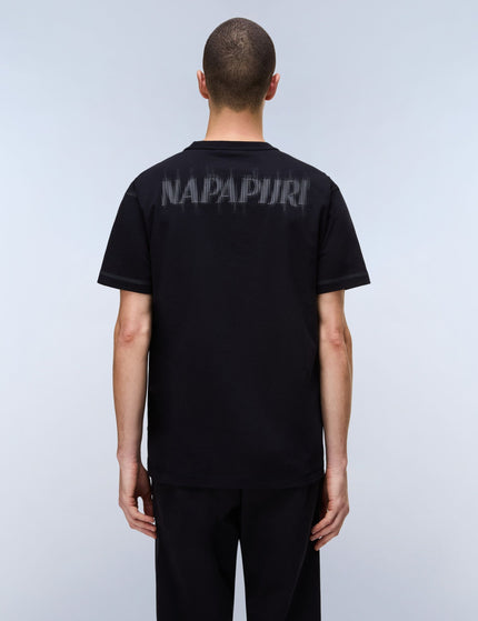 Napapijri Umbra Short Sleeve T-Shirt - Blackimages2- The Sports Edit