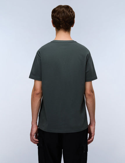 Napapijri Salis Jersey Short Sleeve T-Shirt - Green Urbanimages2- The Sports Edit