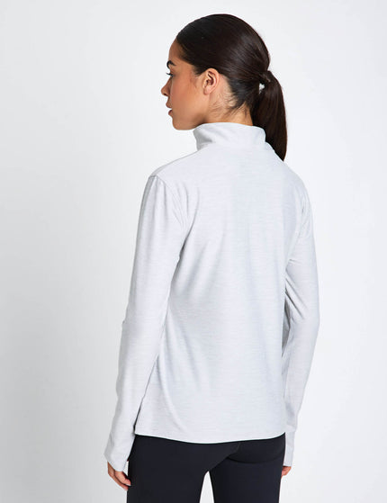 New Balance Sport Essentials Space Dye Quarter Zip - Ash Heatherimages2- The Sports Edit