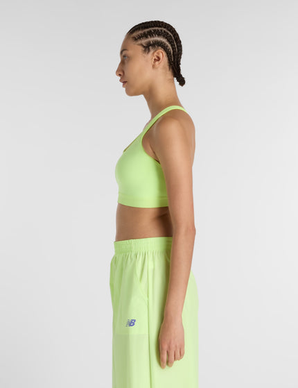 New Balance NB Essential Run Bra - Afterglowimages2- The Sports Edit