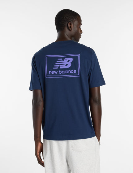 New Balance Woven Label T-Shirt - Navyimages2- The Sports Edit