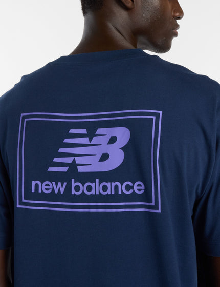 New Balance Woven Label T-Shirt - Navyimages4- The Sports Edit
