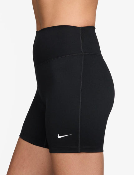 Nike One High Waisted 5" Biker Shorts - Black/Whiteimages2- The Sports Edit
