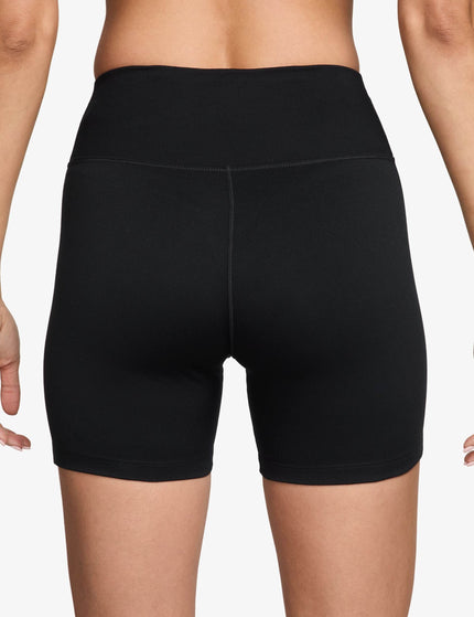 Nike One High Waisted 5" Biker Shorts - Black/Whiteimages3- The Sports Edit