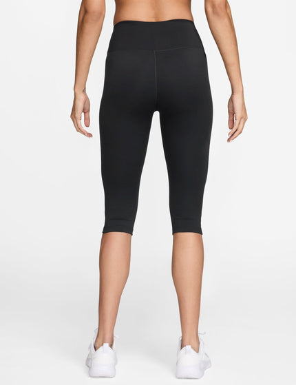 Nike One High Waisted Capri Leggings - Black/Whiteimages2- The Sports Edit