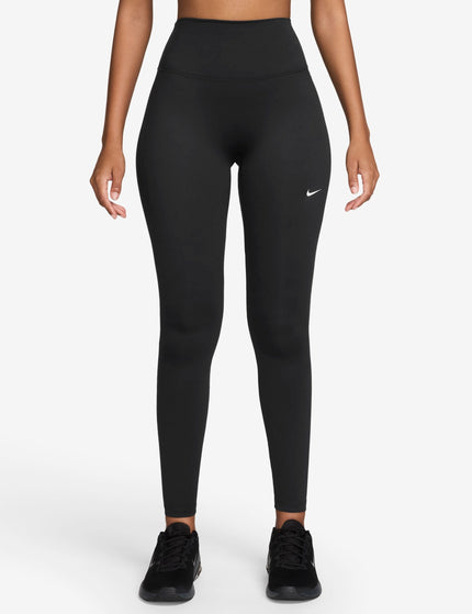 Nike One Seamless Front High Waisted Leggings - Black/Whiteimages1- The Sports Edit
