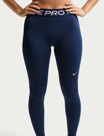 Nike Pro Leggings - Midnight Navy/Whiteimages1- The Sports Edit