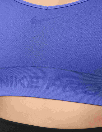 Nike Pro Seamless Light-Support Bra - Sapphireimages3- The Sports Edit