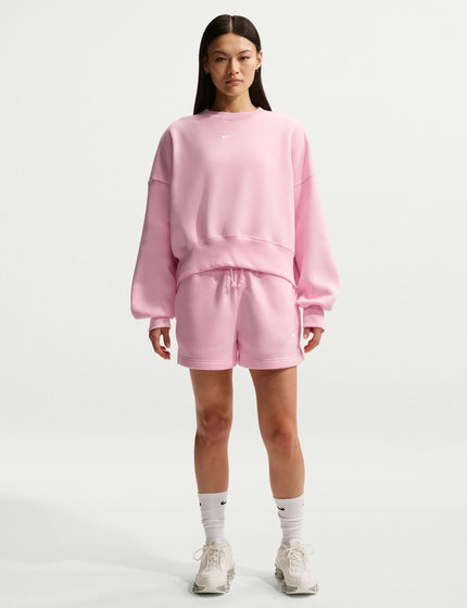 Nike Sportswear Phoenix Fleece Sweatshirt - Pink Foam/Sailimages2- The Sports Edit
