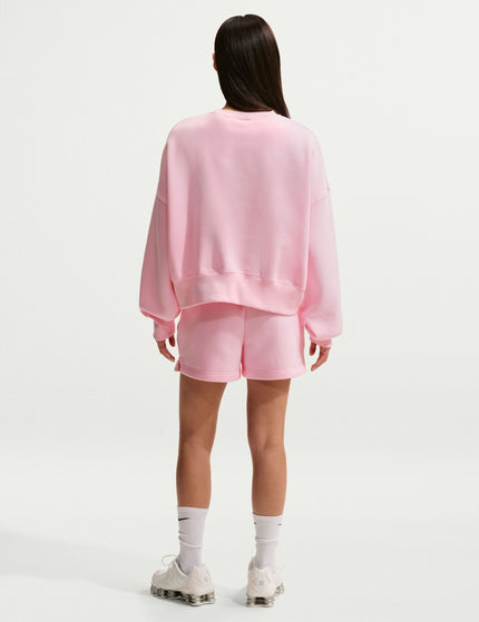 Nike Sportswear Phoenix Fleece Sweatshirt - Pink Foam/Sailimages5- The Sports Edit