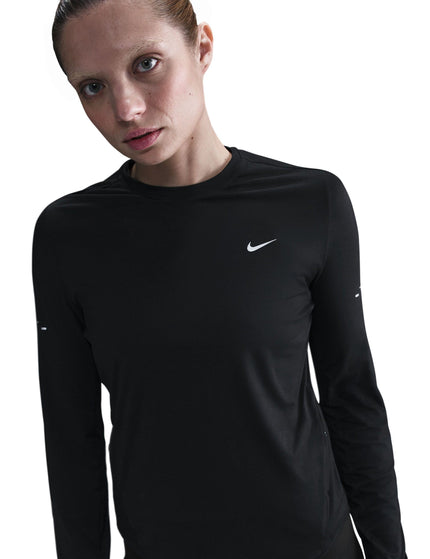 Nike Swift Dri-FIT UV Long-Sleeve Running Top - Black/Reflective Silverimages1- The Sports Edit